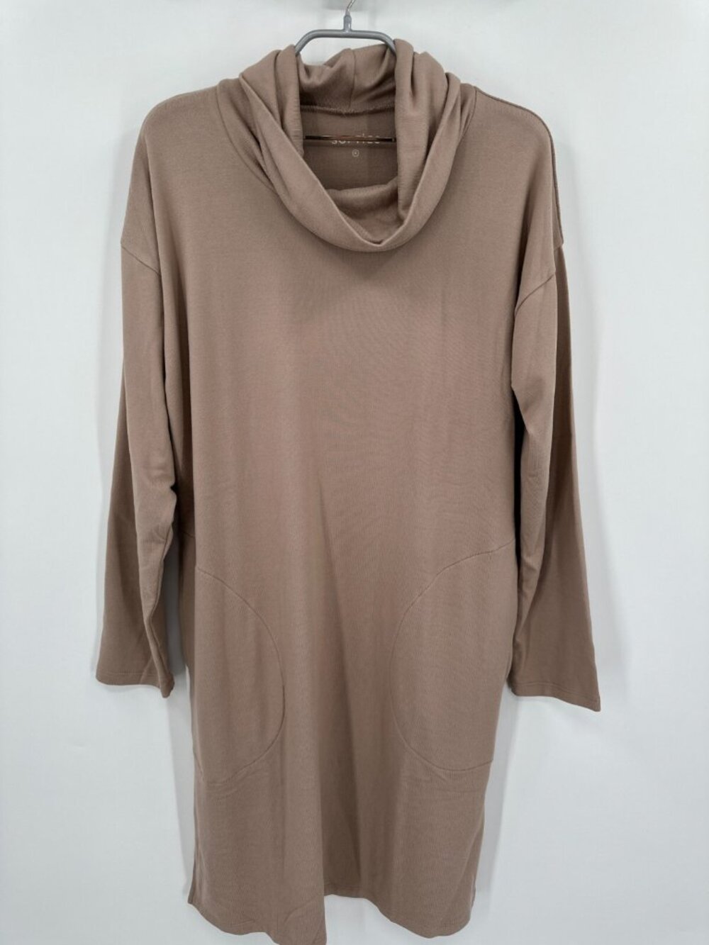 Softies Heavy Dream Jersey Cowl Neck Lounger Lounge Dress sz S Coco NWOT